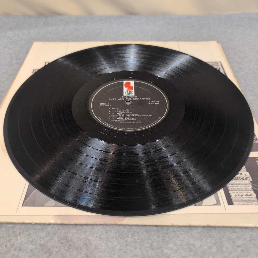 Ruby and the Romantics Till Then Vinyl LP Kapp‎ Records KS-3341 Stereo 1963 - Picture 3 of 6